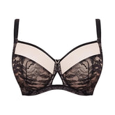 Large Size, Large Cup, Ultra-Thin Lace Bra with Underwire, Big Breasts