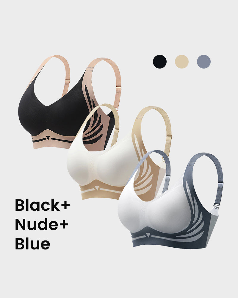 Wireless Push-up Bra 3 Pack
