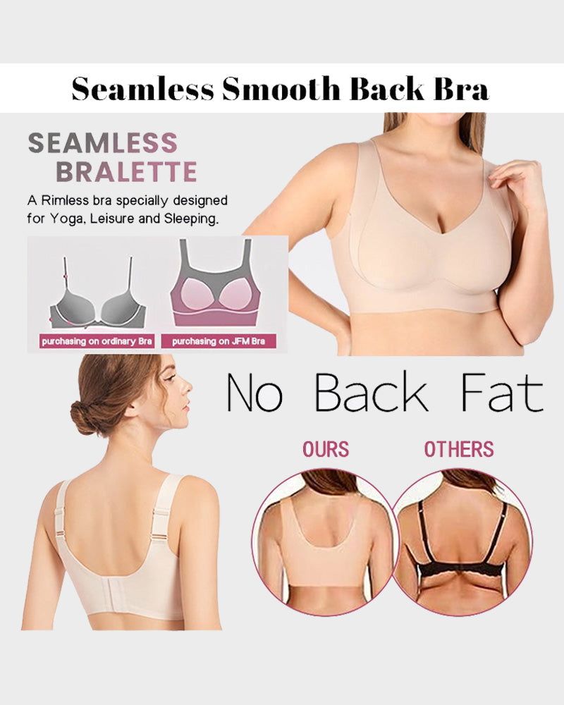 Enhanced W Support Adjustment Comfort Bra-Skin+Grey