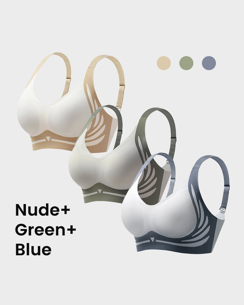 Wireless Push-up Bra 3 Pack