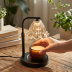 Flower Candle Warmer Lamp with Timer, Dimmable Candle Lamp Warmer, Height Adjustable Candle Lamp, Gifts for Women Her, House Warming Gifts New Home Decor, Daffodil Wax Warmer for Yankee Candles