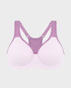 Unlined External Underwire Full Coverage Sports Bra