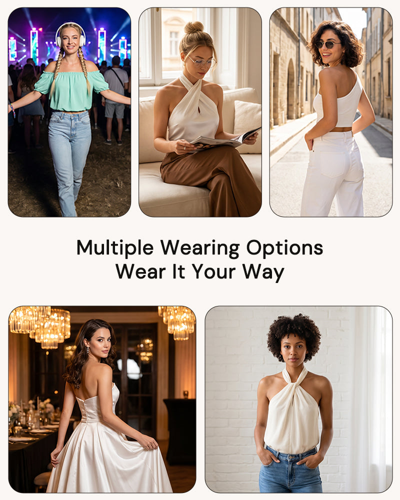 No-Slip Front Closure Strapless Push-Up Bra