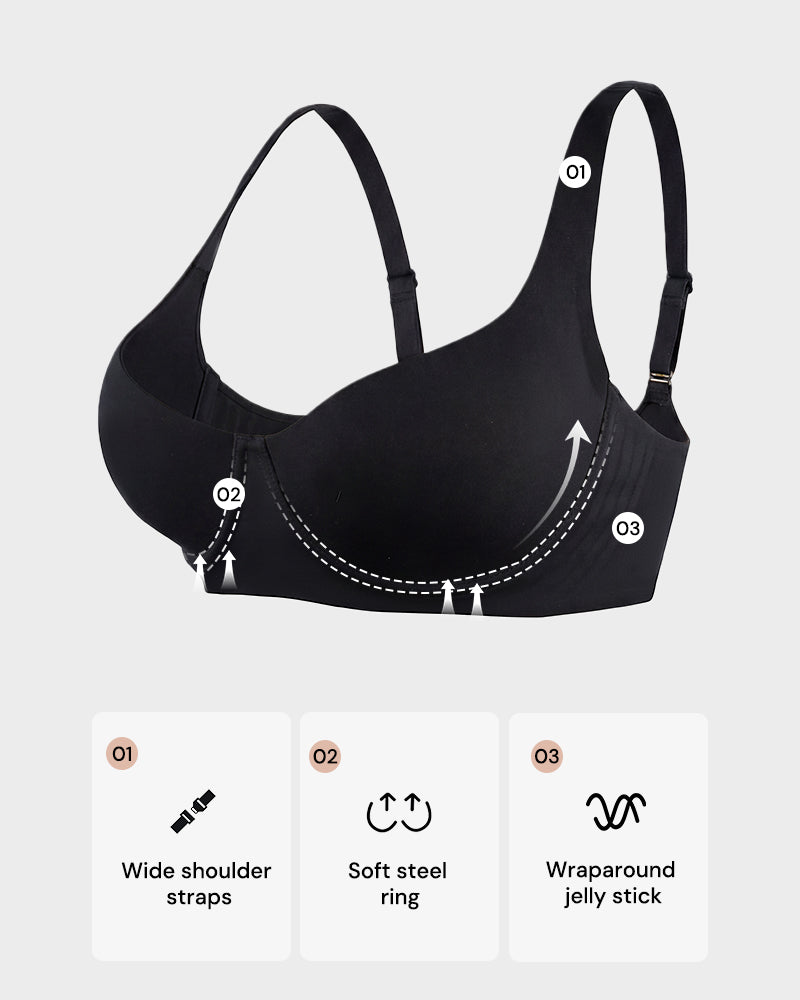 Bare-Edge™ Unlined Demi Bra with Jelly Gel