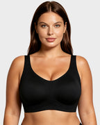 Breathable Fixed Cup Jelly Support Smoothing Bra