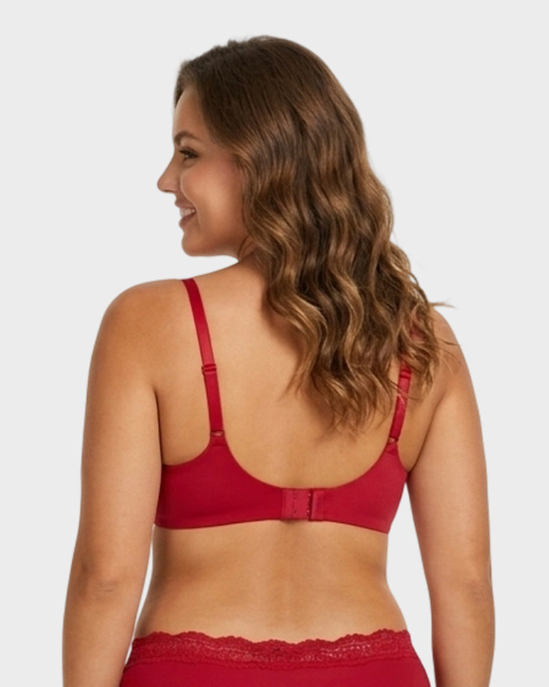 Deep V Lace Push-Up Bra