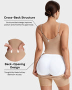 EasySlide Pull-Down Shapewear Bodysuit