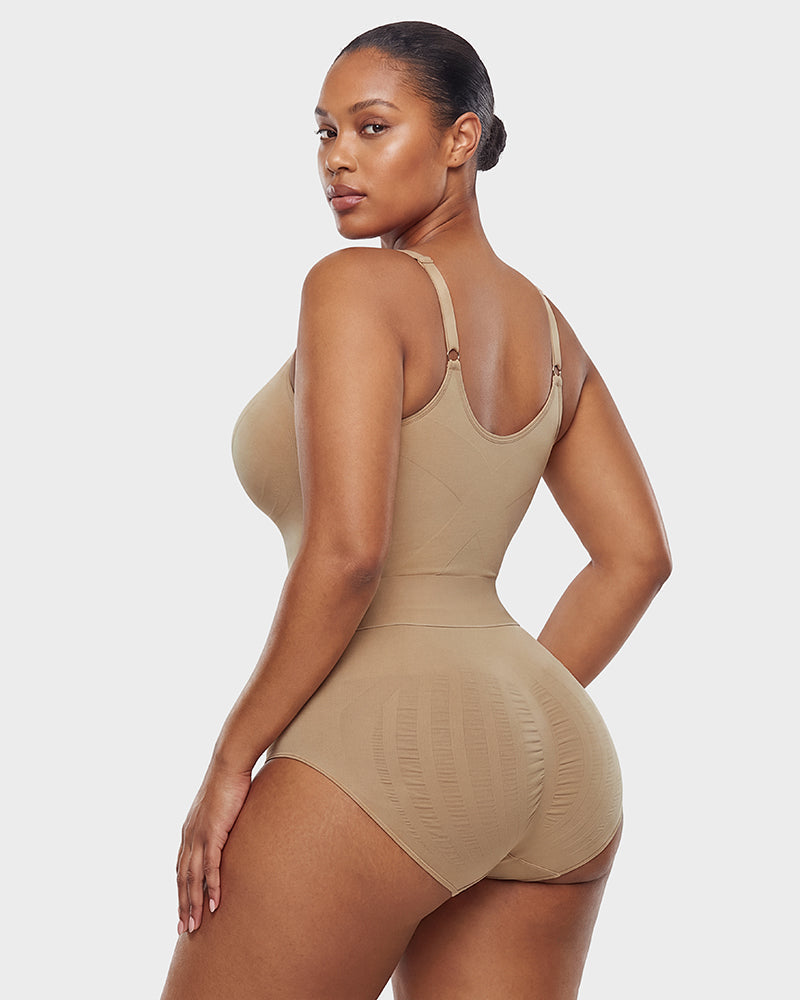 Deep V Camisole Bodysuit Shapewear