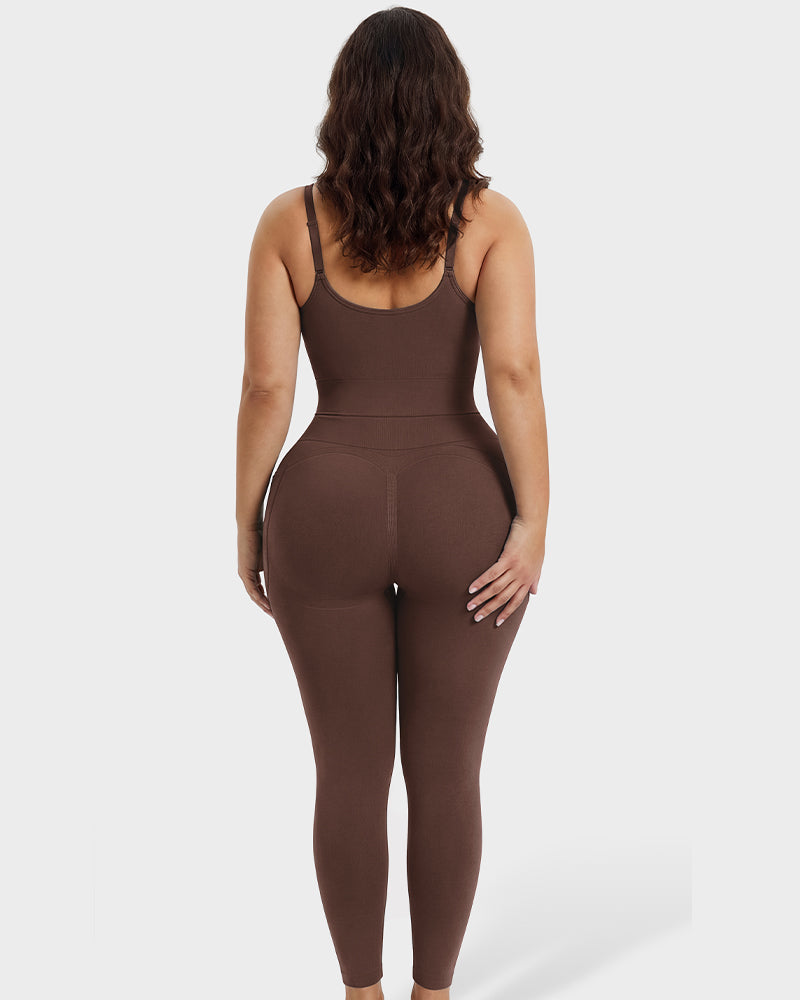 Easyslide™ Deep V Front Zip Full Body Shaper
