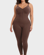 Easyslide™ Deep V Front Zip Full Body Shaper