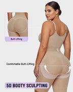Front-Zip Mid-Thigh Shapewear