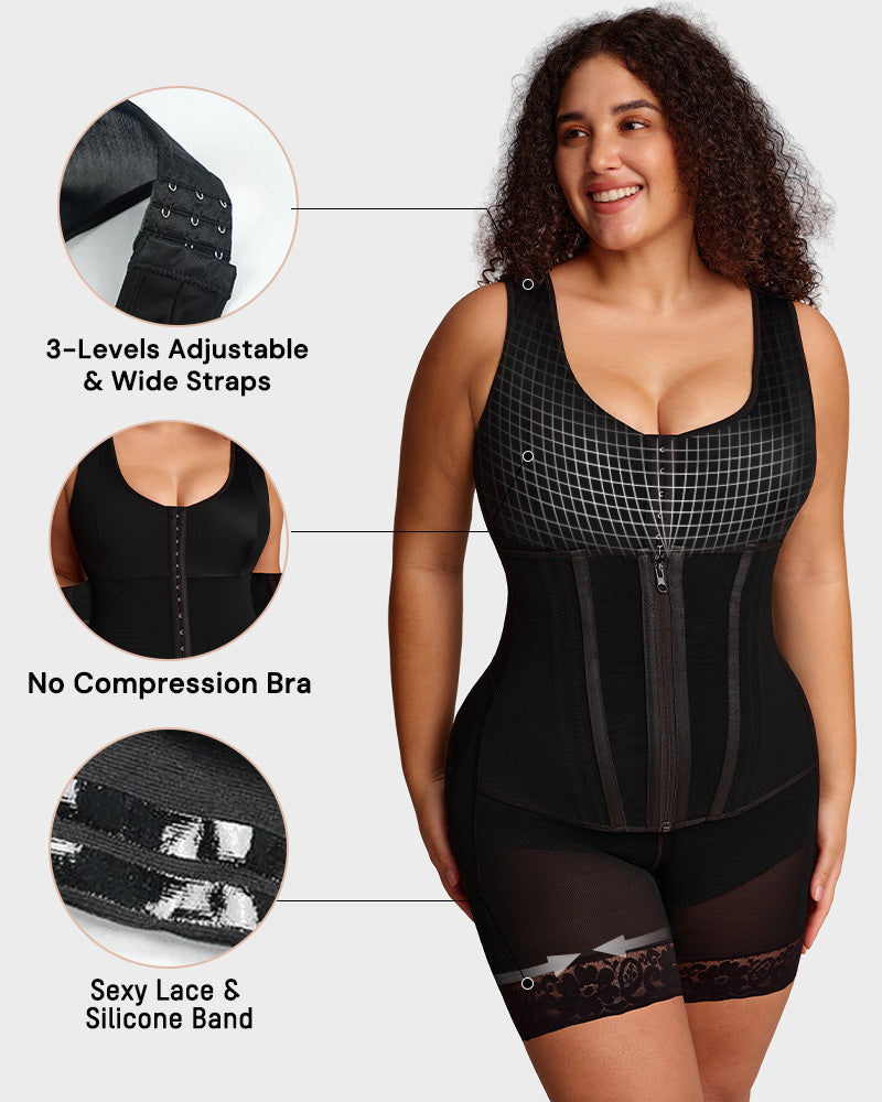 Fajas Colombianas Double Tummy Control Full Body Shapewear