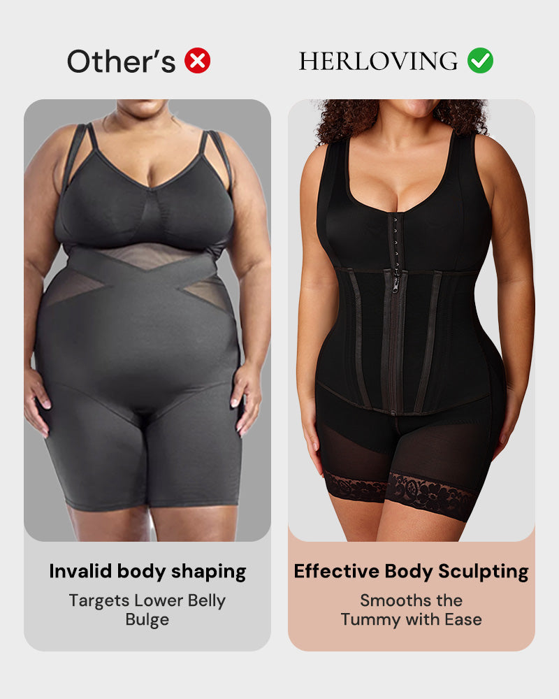 Fajas Colombianas Double Tummy Control Full Body Shapewear