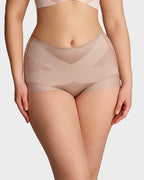 6-Pack Cross Compression High Waist Tummy Control Panties