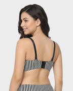 Instant Boost Lace-Up Padded Push Up Bra