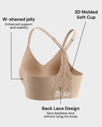 Invisible Backless Lace Bralette