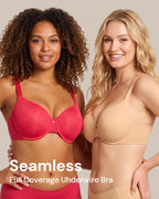 Lightweight Seamless Minimizer T-Shirt Bra