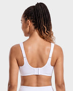High Impact Sports Bra with External Underwire Support