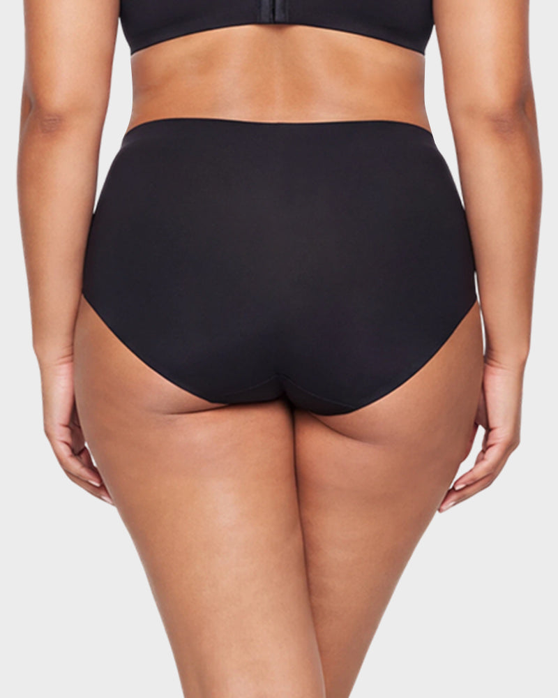 5-Pack No Show High-Waist Briefs for Everyday Seamless Comfort