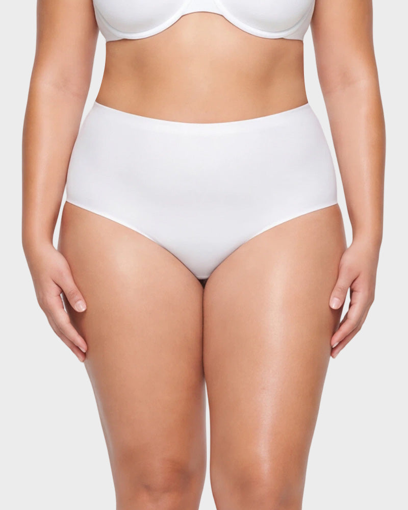 5-Pack No Show High-Waist Briefs for Everyday Seamless Comfort