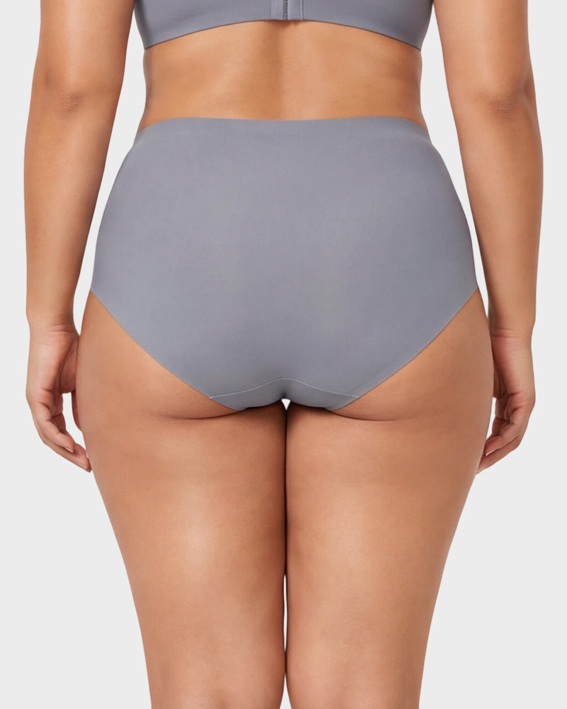 5-Pack No Show High-Waist Briefs for Everyday Seamless Comfort