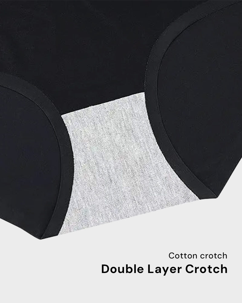 5-Pack No Show High-Waist Briefs for Everyday Seamless Comfort