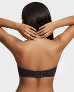 No-Slip Strapless Underwire Bra with Lace Detail