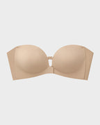 No-Slip Front Closure Strapless Push-Up Bra
