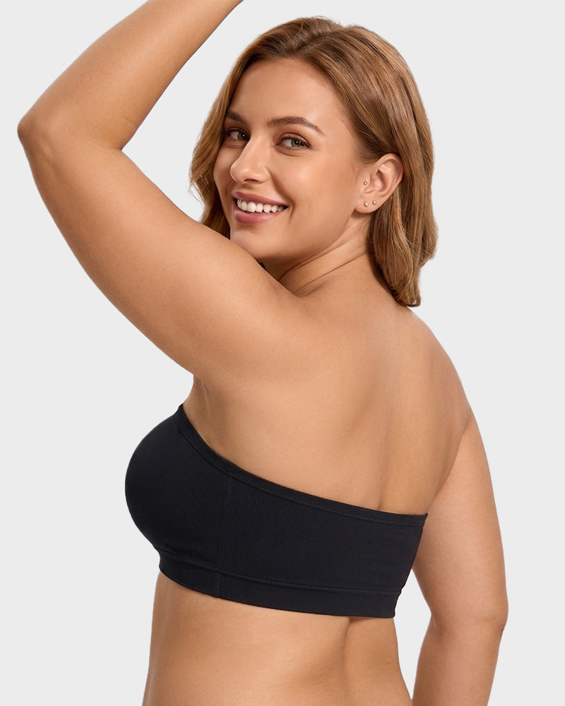 Non-Slip Bandeau Seamless Wireless Strapless Bra