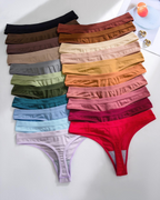 Soft & Breathable Low-Rise Thong Multipack