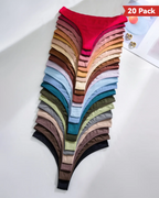 Soft & Breathable Low-Rise Thong Multipack