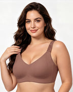 Piano Clasp™ V-Neck Wireless Minimizer Bra