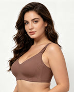 Piano Clasp™ V-Neck Wireless Minimizer Bra