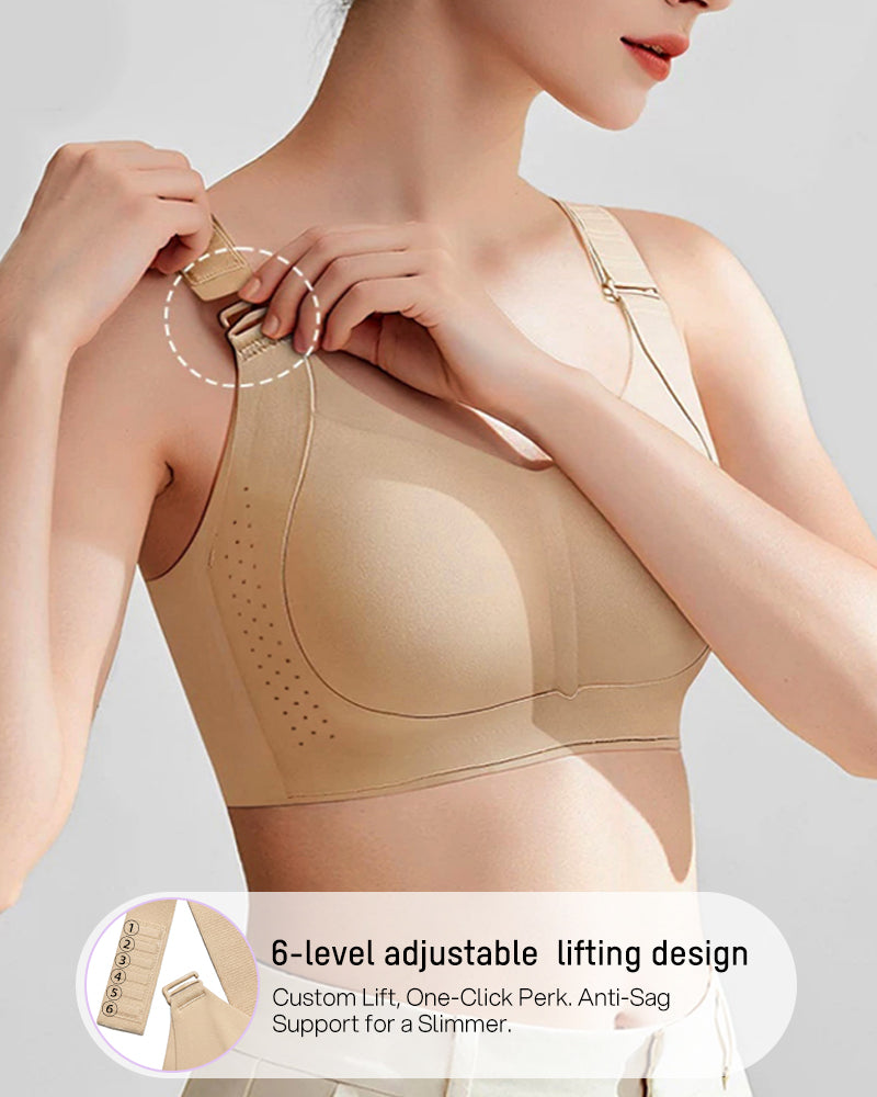 Piano Clasp™ V-Neck Wireless Minimizer Bra