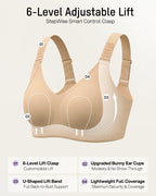 Piano Clasp™ V-Neck Wireless Minimizer Bra