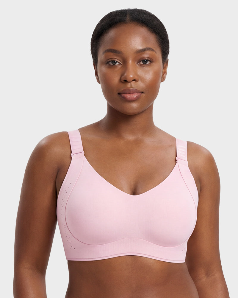 Piano Clasp™ V-Neck Wireless Minimizer Bra