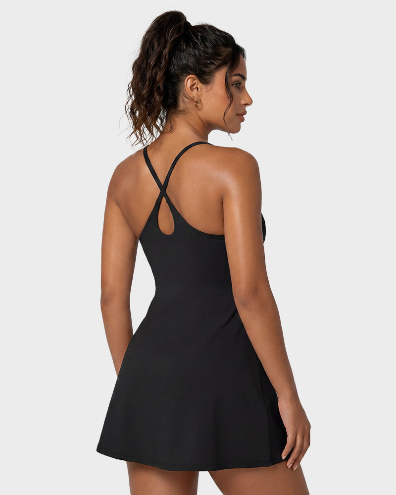 Plush Backless Active Dress-Easy Peezy