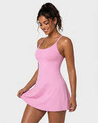 Plush Backless Active Dress-Easy Peezy