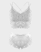 4-Pack Romantic Lace Bralette & Panty Bundle