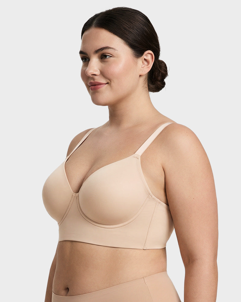 Seamless Minimizer Bra for Fuller Bust Support
