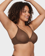Breathable Mesh Demi Bra for Everyday Comfort