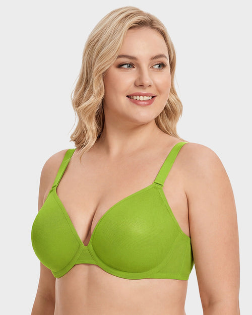 Breathable Mesh Demi Bra for Everyday Comfort