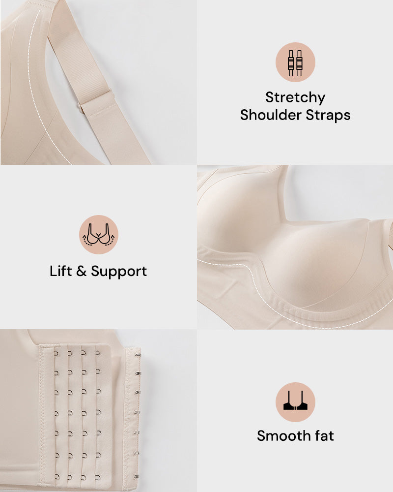 Seamless Wireless Bra for Natural Comfort
