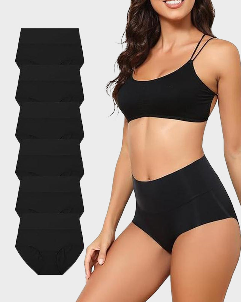 6-Pack Seamless High-Waist No-Show Comfort Panties