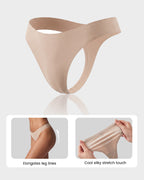 5-Pack Invisible Seamless Thongs