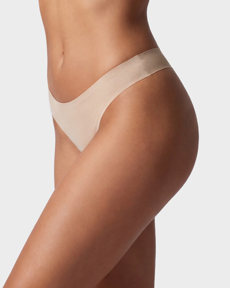 5-Pack Invisible Seamless Thongs