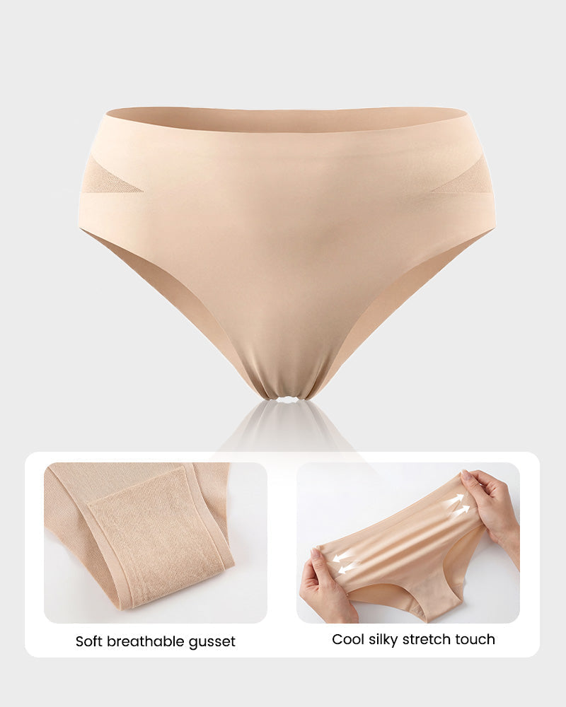 5-Pack Sexy Seamless Mesh Cutout Panties