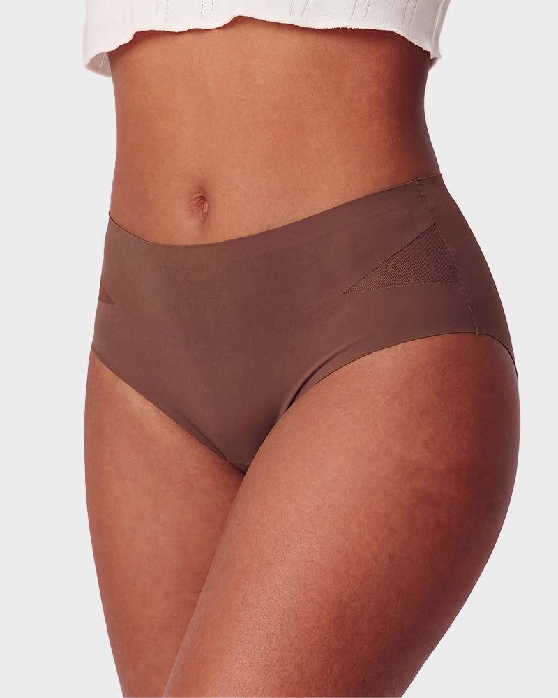 5-Pack Sexy Seamless Mesh Cutout Panties