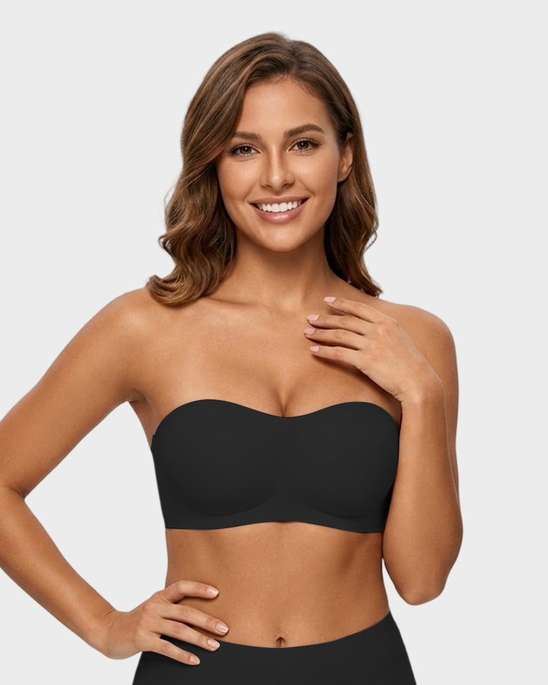 Strapless Wireless Padded Bandeau Bra
