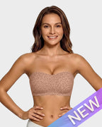 Strapless Wireless Padded Bandeau Bra